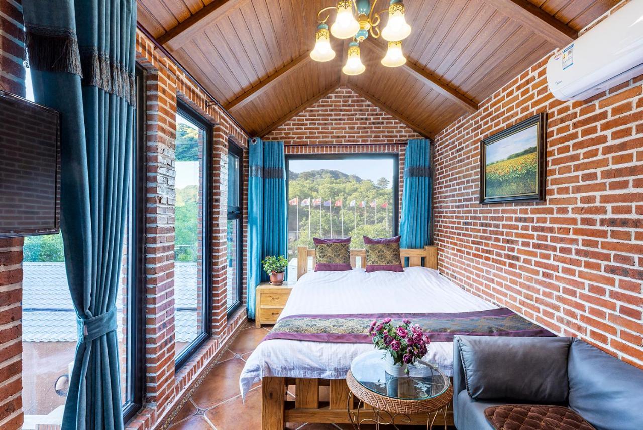 Beijing Mutianyu Great Wall Wangshanyuan Homestay Huairou Exterior foto